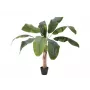 EUROPALMS Künstliche Bananenpflanze, 100cm, Grüne Blätter, Schwarzer Topf 82509503