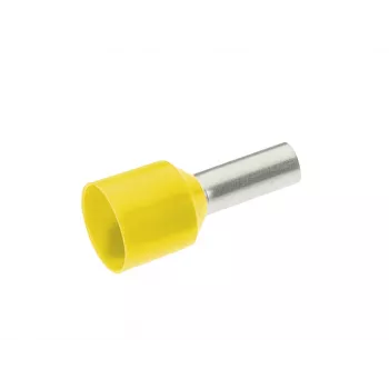 Cimco 187305 Aderendhülse 6 mm² teilisoliert gelb 100 Stück