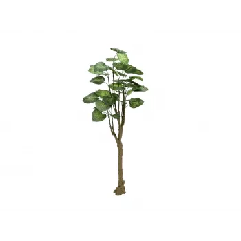 EUROPALMS Pothos Kunstbaum, 150 cm, grüne Blätter, schwarzer Topf 82600162