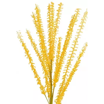 EUROPALMS Künstlicher Steinklee-Zweig (EVA), Gelb 82530588