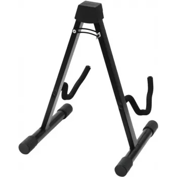 DIMAVERY Faltbarer Gitarrenständer Schwarz (26348047)