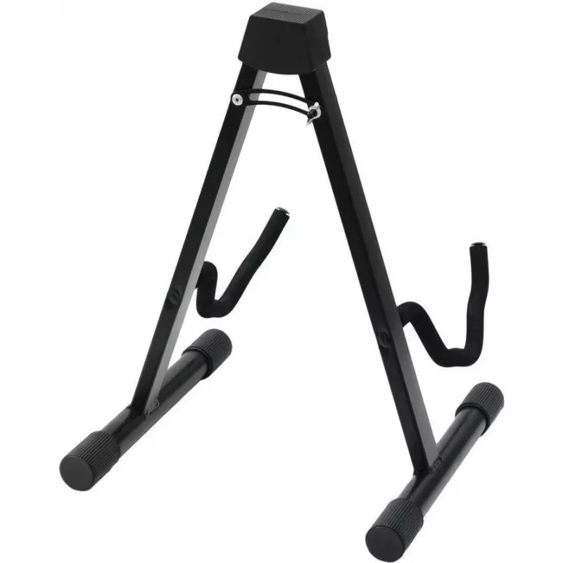 DIMAVERY Faltbarer Gitarrenständer Schwarz (26348047)