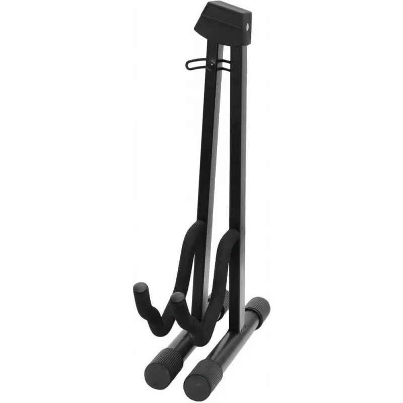 DIMAVERY Faltbarer Gitarrenständer Schwarz (26348047)