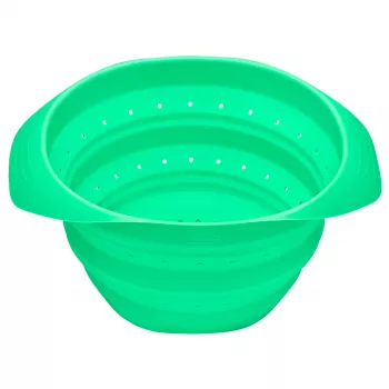 LURCH Faltbares Silikonsieb 24 cm Grün 210285