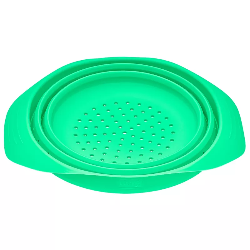 LURCH Faltbares Silikonsieb 24 cm Grün 210285