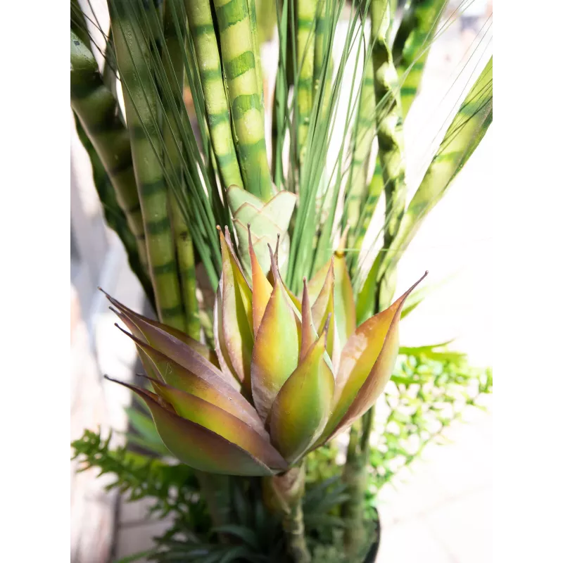 EUROPALMS Sukkulenten-Mix Kunstpflanze, 190cm 82600035