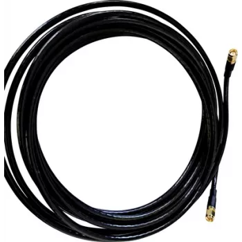 Wittenberg Antennen 10 m Antennenkabel SMA Stecker zu SMA Stecker 50 Ohm verlustarmes Koaxialkabel Schwarz 103484