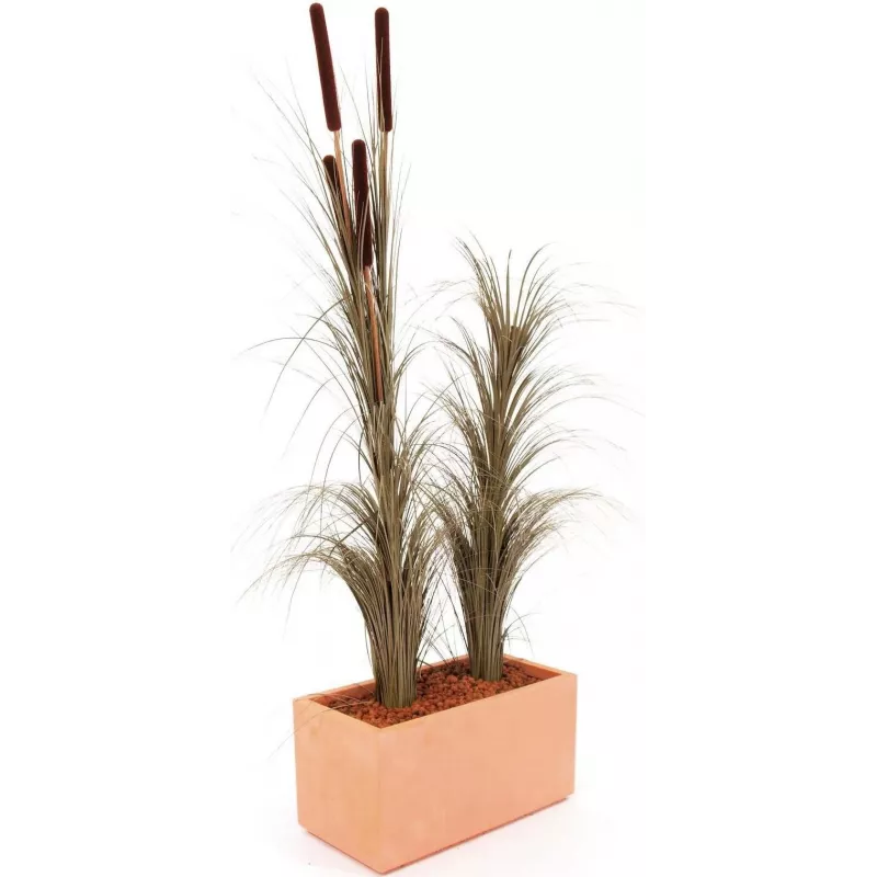 EUROPALMS Künstliches Schilfgras, Khaki, 127 cm 82505853