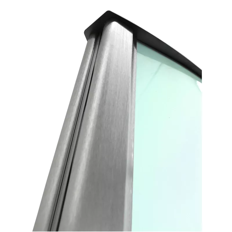 EUROPALMS Informationssäule, groß, 200x80cm, doppelseitig, silber 83331740