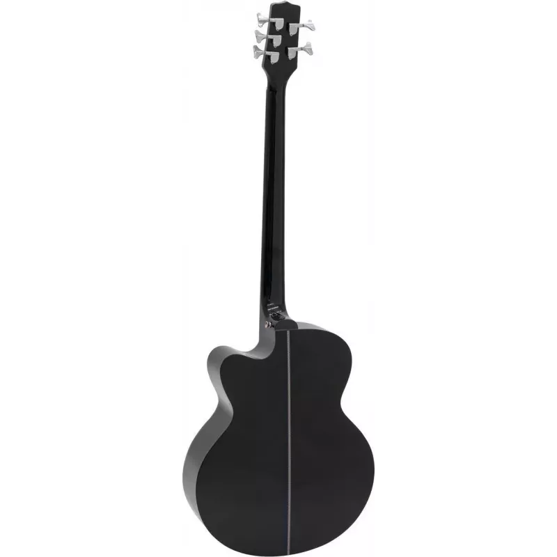 DIMAVERY AB-455 5-Saiter Akustikbassgitarre, Schwarz 26224015
