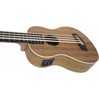 DIMAVERY UK-700 Bass-Ukulele, Zebrawood 26255850