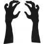 EUROPALMS Silhouette Arms, 40cm, Schwarz, Polyethylen, Paar (83505005)