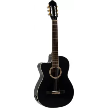 DIMAVERY CN-600L Konzertgitarre, Schwarz 26235009