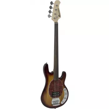 DIMAVERY MM-501 E-Bass, fretless, tobacco 26222080