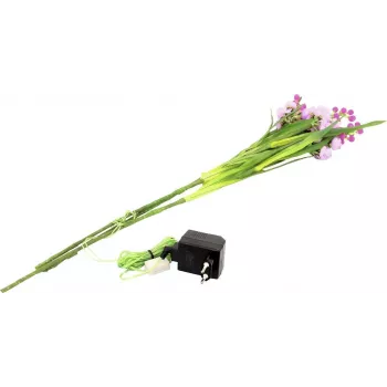 EUROPALMS Arum Lily 3er-Set mit LEDs, Rosa, 85cm 83330304