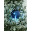 EUROPALMS LED-Schneeball 15cm, Dunkelblau 83501247
