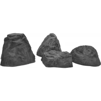 EUROPALMS Dekorativer Felsen Keltisch Glasfaser Kunststein 50x40x30cm Grau/Braun 83313230