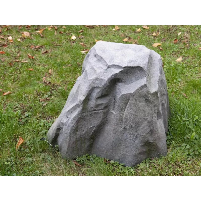 EUROPALMS Dekorativer Felsen Keltisch Glasfaser Kunststein 50x40x30cm Grau/Braun 83313230