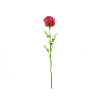 EUROPALMS Crystal Rose Künstliche Blume, Burgund, 81cm 82600209
