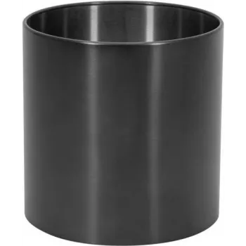 EUROPALMS STEELECHT-40 Nova Edelstahl-Pflanzgefäß, Anthrazit, Ø40cm 83011398