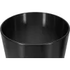 EUROPALMS STEELECHT-40 Nova Edelstahl-Pflanzgefäß, Anthrazit, Ø40cm 83011398