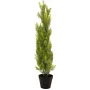 EUROPALMS Leyland-Zypresse Kunstpflanze, 90cm, schwarzer Topf 82606962