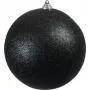 EUROPALMS Dekokugel 20 cm, Schwarz, Glitter 83501278