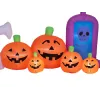 EUROPALMS Halloween aufblasbarer Geist mit Kürbissen, 244cm (83316154)