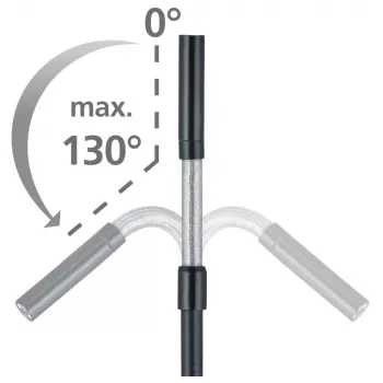 Laserliner ArcView Kamera Inspektionskamera mit 9 mm flexibler Sonde, 640 x 480 Pixel, 67° Sichtfeld, 100 cm Länge, Schwarz/Weiß 082.214A