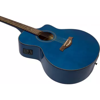 DIMAVERY STW-90 Westerngitarre, Crystal Blue 26245083