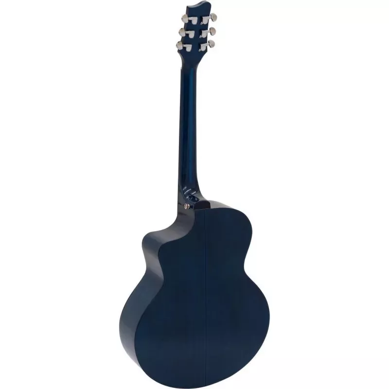 DIMAVERY STW-90 Westerngitarre, Crystal Blue 26245083