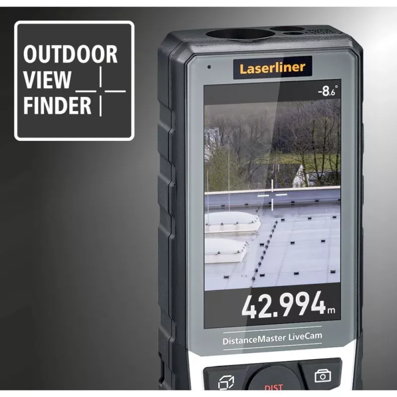 Laserliner DistanceMaster LiveCam Laser-Entfernungsmesser 150 m 080.985A