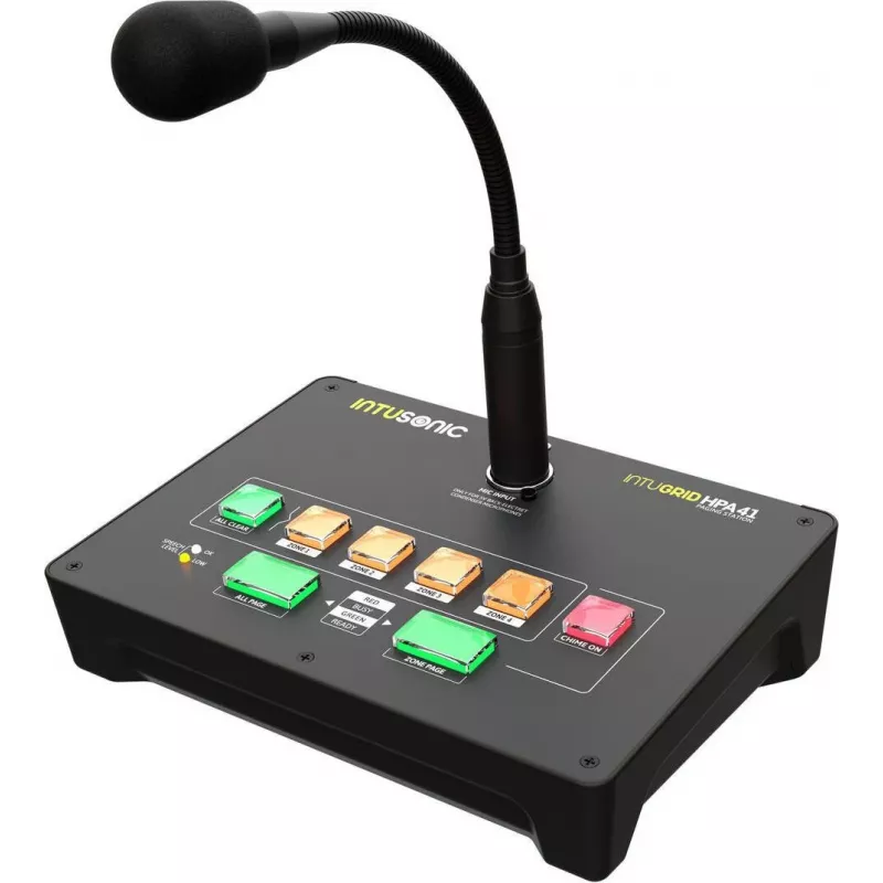 INTUSONIC HPA41 4-Zonen-Paging-Mikrofonstation 12604192