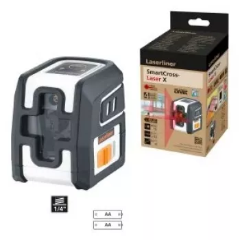 Laserliner SmartCross-Laser X Kreuzlinienlaser Selbstnivellierend Reichweite max. 10 m (036.735E)