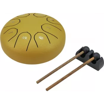 DIMAVERY TD-8 Stahl-Zungentrommel, gold (26058340)
