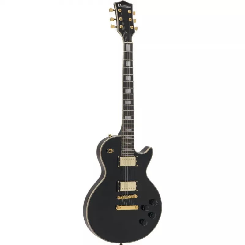 DIMAVERY LP-530 E-Gitarre, Schwarz/Gold 26215156