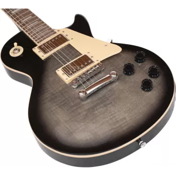 DIMAVERY LP-750 E-Gitarre, Translucent Gray Blackburst 26219396