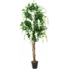 EUROPALMS Goldregen Künstliche Pflanze, Weiß, 150cm (82507105)