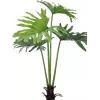 EUROPALMS Split-Leaf Philodendron Kunstpflanze, 120 cm 82600222