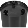 EUROPALMS STEELECHT-35 Nova Edelstahl-Pflanzgefäß, Anthrazit, Ø35cm 83011397