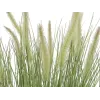 EUROPALMS Blühendes künstliches Ziergras, 70cm, weiße Blüten, schwarzer Topf 82600147
