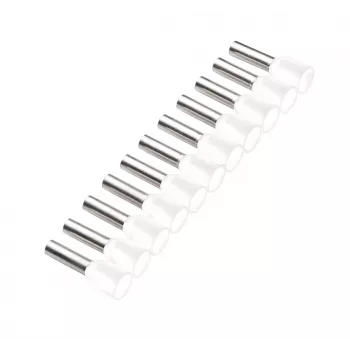 Cimco 187505 Teilisolierte Aderendhülse 0,5 mm² Weiß 500 Stück