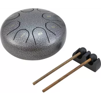 DIMAVERY TD-8 Steel Tongue Drum, Silber (26058339)