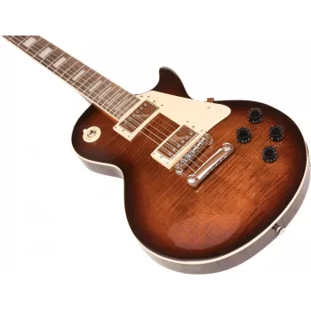 DIMAVERY LP-700 E-Gitarre, Flamed Brown 26219389