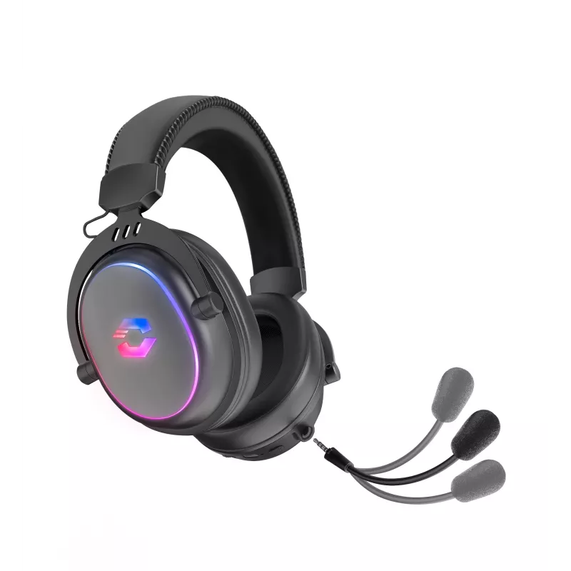 SPEEDLINK CONUX Wireless RGB Stereo Gaming-Headset – für PC/PS5/PS4/Xbox Series X/S/Switch2/Switch/OLED/Lite, schwarz (SL-860101-BK)