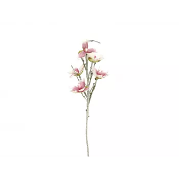 EUROPALMS Künstlicher Magnolienzweig (EVA), Weiß-Pink 82530587