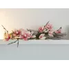 EUROPALMS Künstlicher Magnolienzweig (EVA), Weiß-Pink 82530587