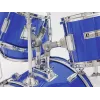 Dimavery JDS-305 Kinder-Schlagzeug Blau mit Becken und Bassdrum-Pedal