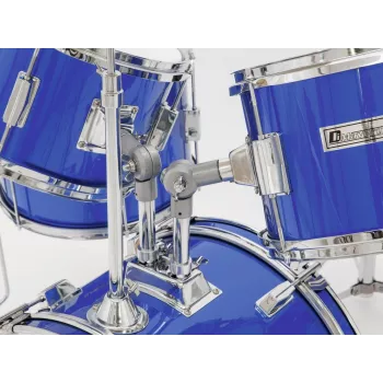 Dimavery JDS-305 Kinder-Schlagzeug Blau mit Becken und Bassdrum-Pedal
