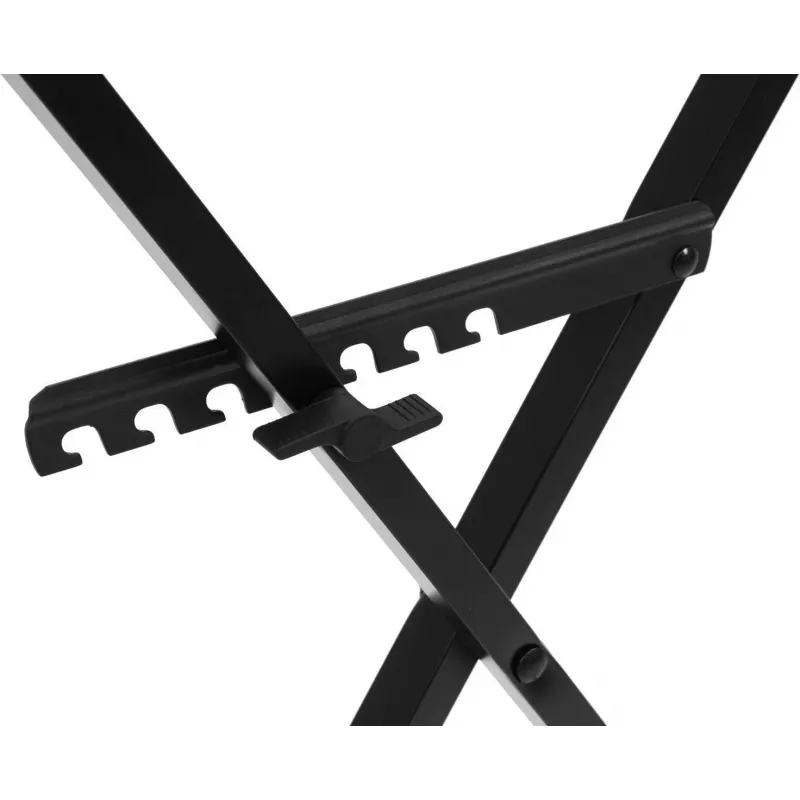 DIMAVERY SL-4 Keyboard-Ständer X-Rahmen Stahl Schwarz 26702063